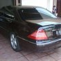 Jual Mercedes S 500 L, Hitam, 40,000 Km, STNK baru diperpanjang, Harga 440 jt nett