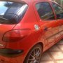 Jual Peugeot 206 Merah Thn 2000 M/T Tgn 1 dri baru