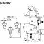 Jual Keran air + Shower merek TOTO TX432SDZ