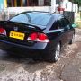 honda all new civic 1.8 vitec at 2008 hitam metalik