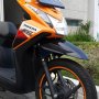 Jual Honda New Beat PGMFI CBS 2013 Orange Biru