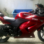 Jual Ninja 250 Th 2011 Merah Maroon Like New