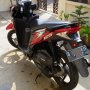 Jual Vario Techno 125 PGM FI 2012 Merah hitam