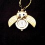 YZ1017 OWL PENDANT NECKLACE WATCH