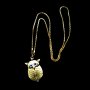 YZ1017 OWL PENDANT NECKLACE WATCH