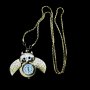 YZ1017 OWL PENDANT NECKLACE WATCH