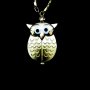 YZ1017 OWL PENDANT NECKLACE WATCH