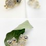 YZ1067 Rhinestone Owl Stud Earrings + Free Gift