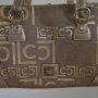 FB104 Gold Liz Claiborne Handbag With Lots Of Pockets