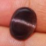 CE095 NATURAL UNHEATED DARK BROWN CAT EYE SCAPOLITE 3.98 CT