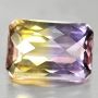 AE099 NATURAL OCTAGON CHECKERBOARD AMETRINE 2.92CT