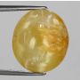 CE016 Natural Light Yellow CAT'S EYE OPAL 14.08CT