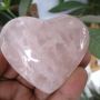 QZ003 NATURAL ROSE QUARTZ CRYSTAL HEART SHAPE 200G