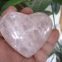 QZ003 NATURAL ROSE QUARTZ CRYSTAL HEART SHAPE 200G