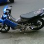 Jual Motor Satria Hiu 2tak ( Biru Hitam )