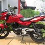 Jual Bajaj Pulsar 2011 Merah Maroon Mulus KM baru 5 ribuan Pajak Panjang