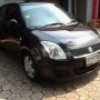 Jual suzuki swift ST warna hitam tahun 2008 ex wanita domisili depok