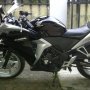 Jual honda CBR 250 R ABS hitam 2012 sangat mulus seperti baru