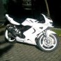 Jual Ninja 150 RR 2010 bulan 6 Pearl White.