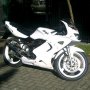 Jual Ninja 150 RR 2010 bulan 6 Pearl White.