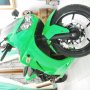 Jual Ninja RR 250cc tahun 2008, warna hijau pupus