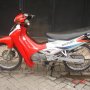 Jual Suzuki Satria 120 2T tahun 2001 warna merah putih