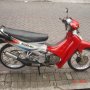 Jual Suzuki Satria 120 2T tahun 2001 warna merah putih