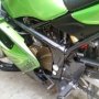 jual motor kawasaki ninja RR 150 tahun 2011 hijau mulus jakarta