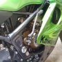 jual motor kawasaki ninja RR 150 tahun 2011 hijau mulus jakarta