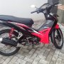 Jual absolute revo 2012 Merah hitam mulus km rendah