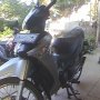 Jual Honda supra x 125 2008 hitam - silver murah