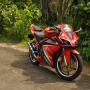 Jual Vixion R125 2009 Merah Hitam