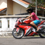 Jual Vixion R125 2009 Merah Hitam