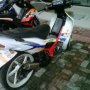 Jual satria hiu 2004 kuning putih bonus gurih 