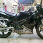 Jual Ninja rr 2010 hitam, kondisi istimewa