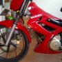 Jual Suzuki satria fu 150 cbu 2005 thailand warna merah-hitam (istimewa)