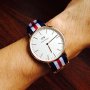 Jual Daniel Wellington Canterburry Gold Pria 100% BARU