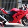 Jual Kawasaki Ninja 250 2011 Merah Plat Bekasi