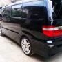 JUAL OVER CREDIT TOYOTA ALPHARD HITAM