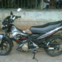 Jual suzuki satria fu 2011 hitam silver mulus