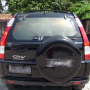 Jual Honda crv hitam 2.0l at tahun 2002 facelift 2005 km 65000 asli