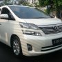 Jual Toyota Vellfire 2.4 V 2008 White Full Option CBU Japan