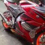 Jual Ninja 250 r merah 2010 full modif. 2 jempol buktikan!