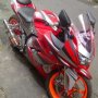 Jual Ninja 250 r merah 2010 full modif. 2 jempol buktikan!