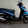 Jual honda vario cw 2008 bln 4 biru mulus