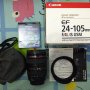 Jual Canon Lens 24-105L F4 Mint Condition ex DS!