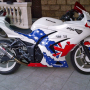 Jual kawasaki ninja 250 putih / white ( jakarta )