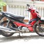 Suzuki Shogun 125 2007 Merah Hitam Bekasi Timur Jakarta Utara