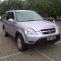 Jual Honda CRV 2003 AT Silver Full Original Very Mint Condition