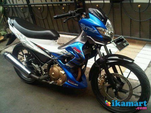 Jual Satria FU Biru Putih - Motor